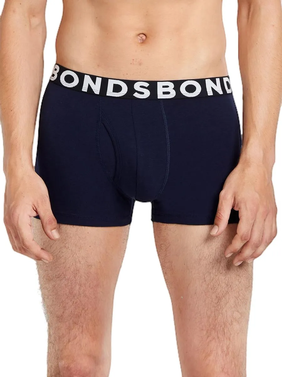 4 x Bonds Everyday Trunks - Mens Underwear Navy Jocks