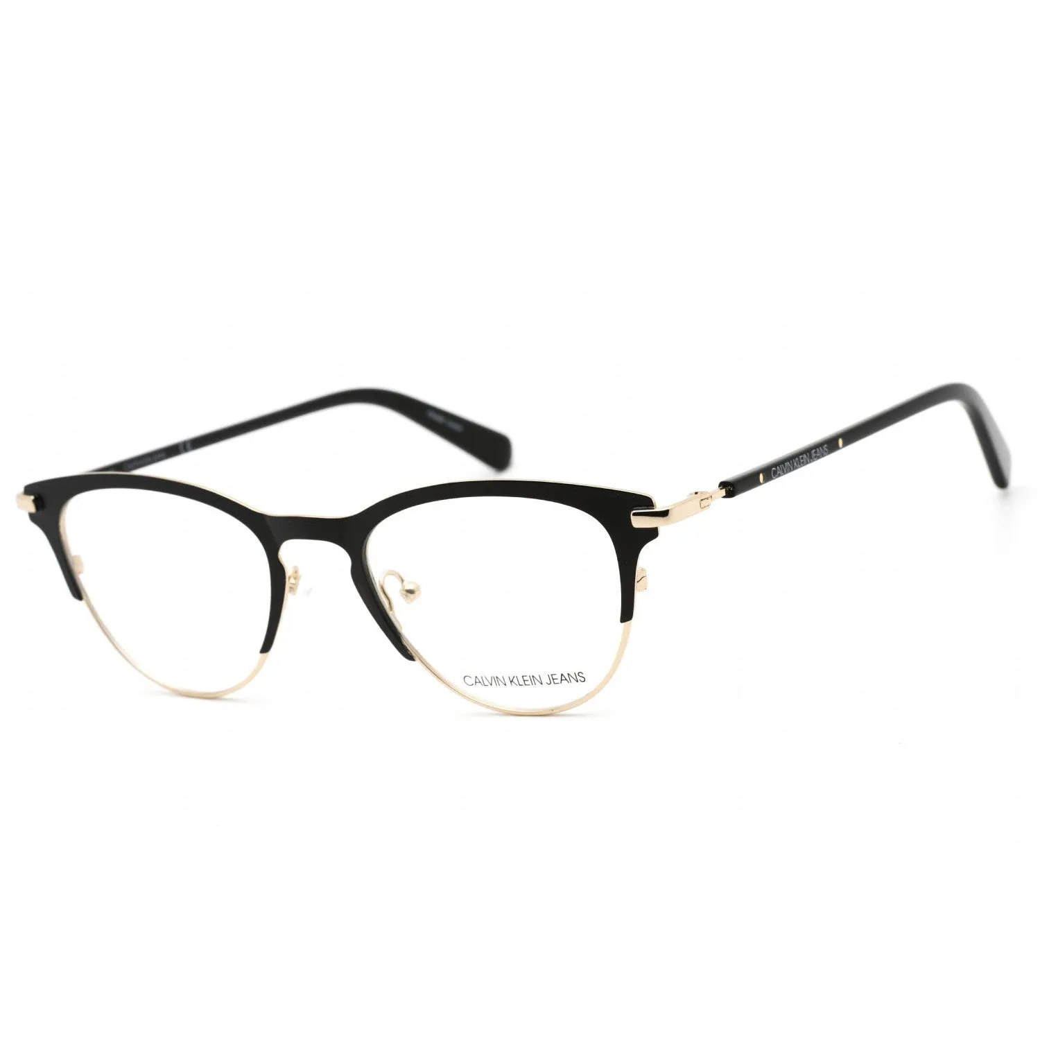 Calvin Klein Jeans CKJ20302 Eyeglasses SATIN BLACK / Clear demo lens