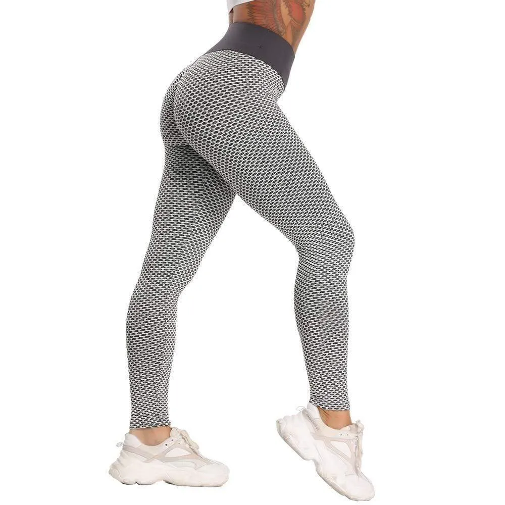 Booty Lifting Leggings Women Textured Scrunch Butt Legging Fitness Sport Leggins Push Up Anti-Cellulite Gym Pants Women Clothes