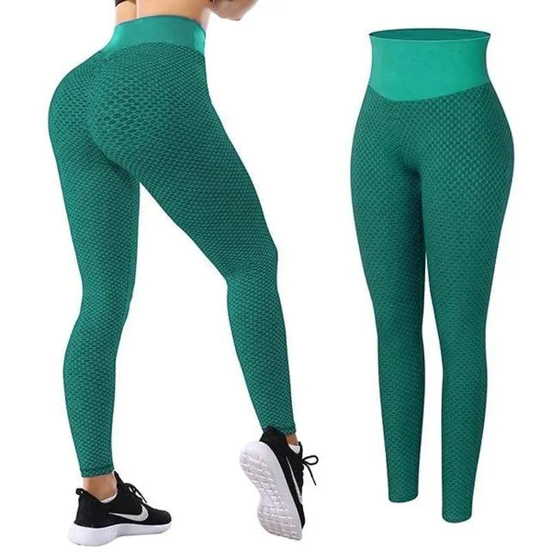 Booty Lifting Leggings Women Textured Scrunch Butt Legging Fitness Sport Leggins Push Up Anti-Cellulite Gym Pants Women Clothes