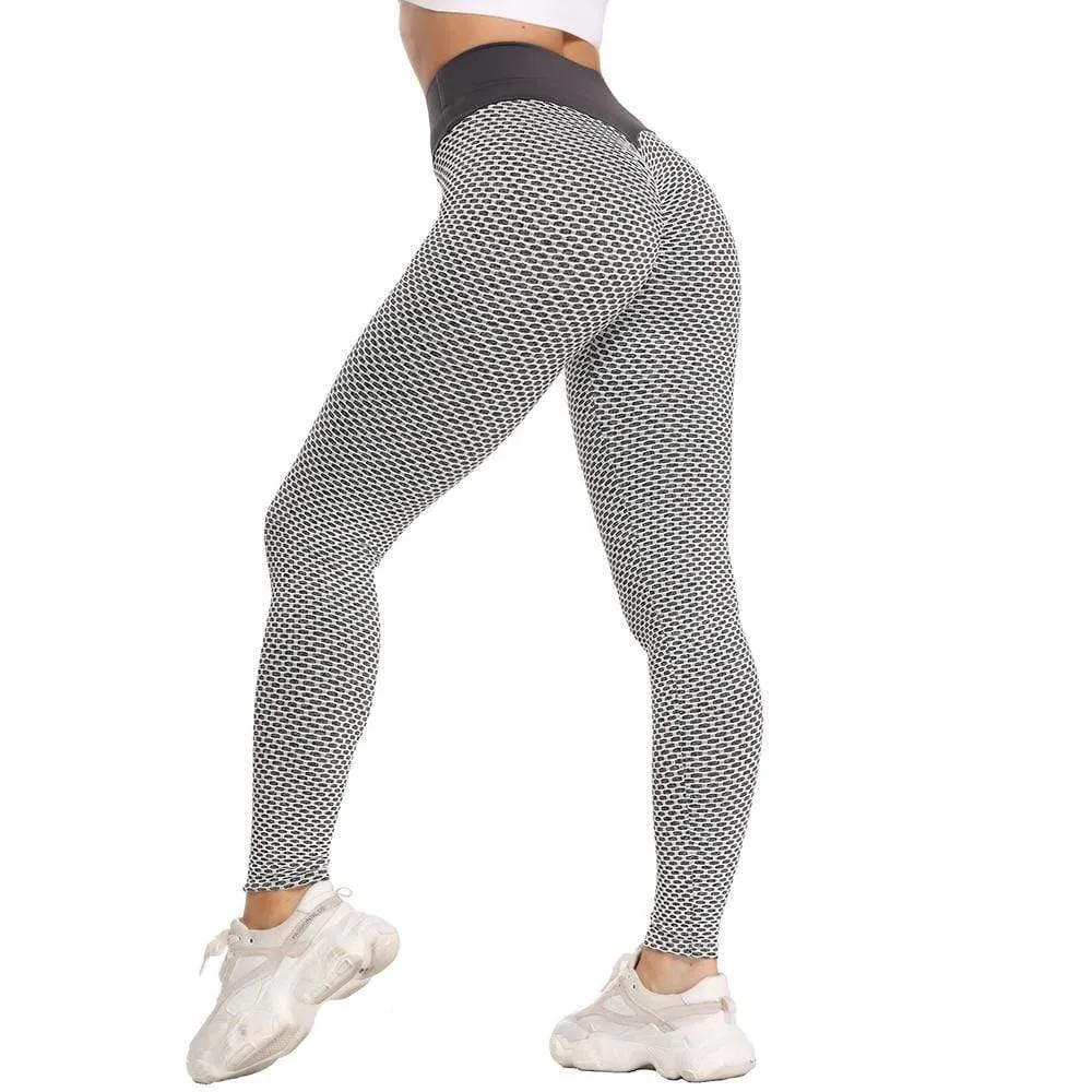 Booty Lifting Leggings Women Textured Scrunch Butt Legging Fitness Sport Leggins Push Up Anti-Cellulite Gym Pants Women Clothes