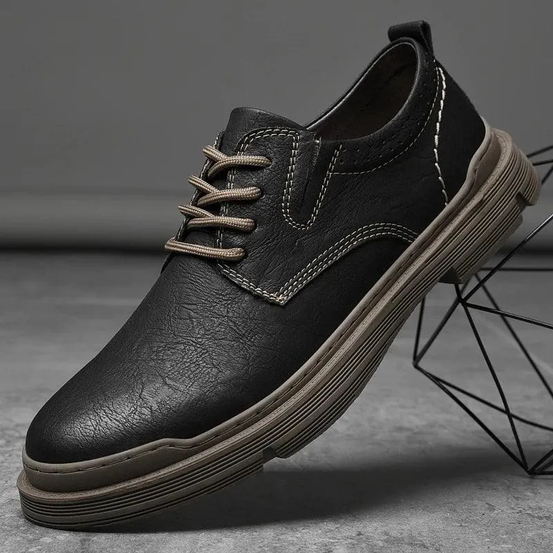 Handmade Oxford Dress Sneakers for Men - P2007 Casual Shoes