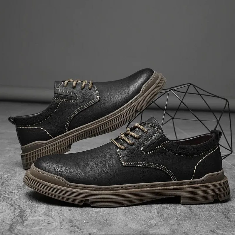 Handmade Oxford Dress Sneakers for Men - P2007 Casual Shoes