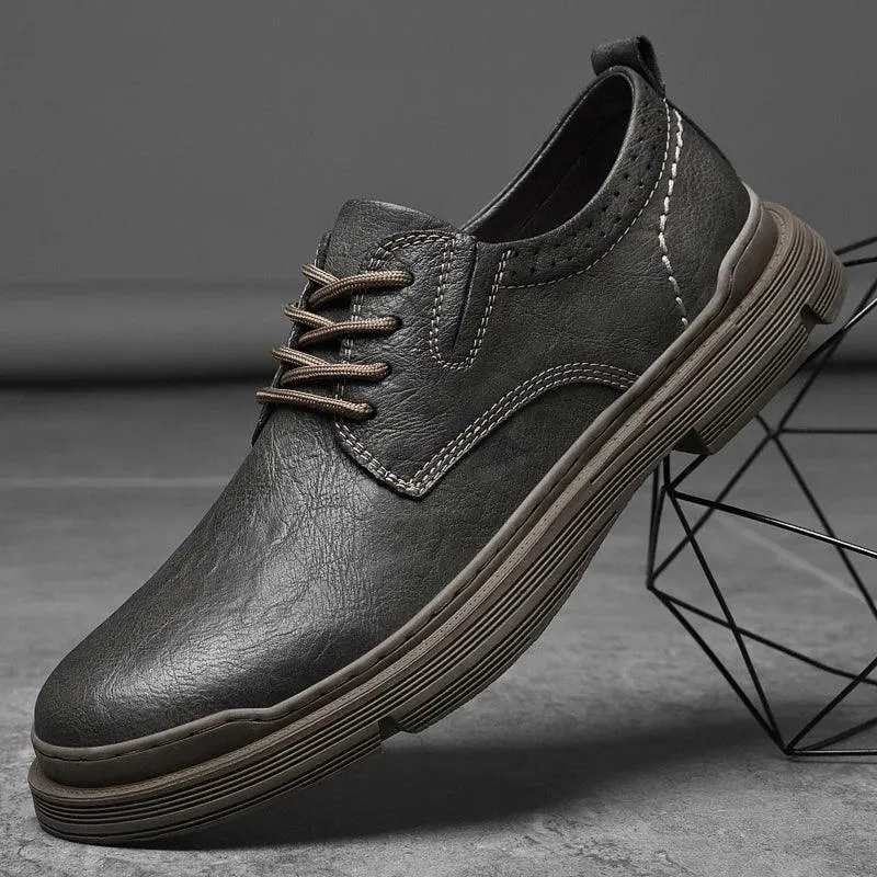 Handmade Oxford Dress Sneakers for Men - P2007 Casual Shoes