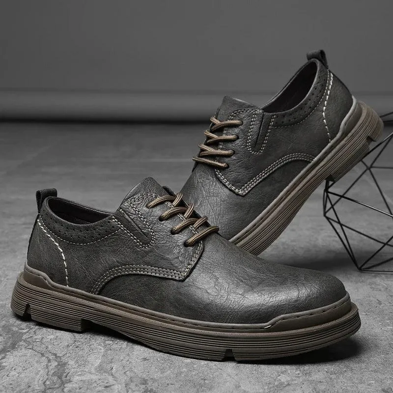 Handmade Oxford Dress Sneakers for Men - P2007 Casual Shoes