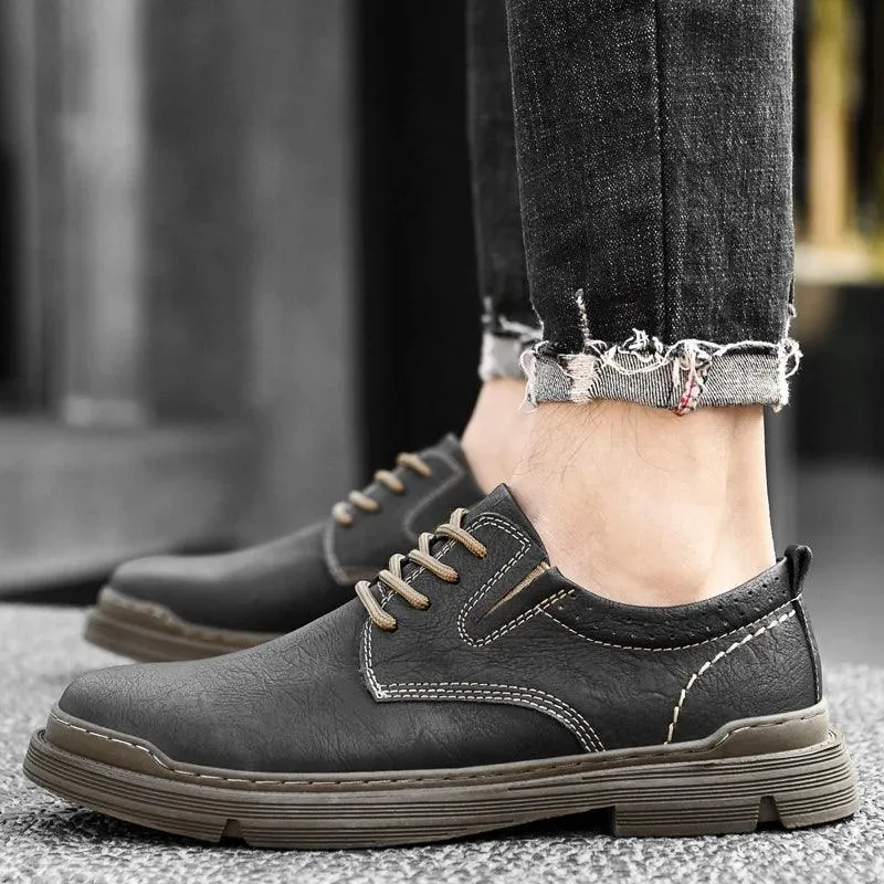 Handmade Oxford Dress Sneakers for Men - P2007 Casual Shoes