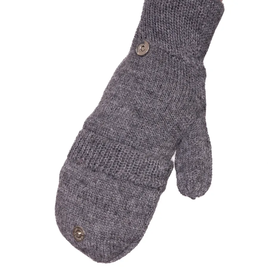 Alpaca Lightweight Flip Mittens