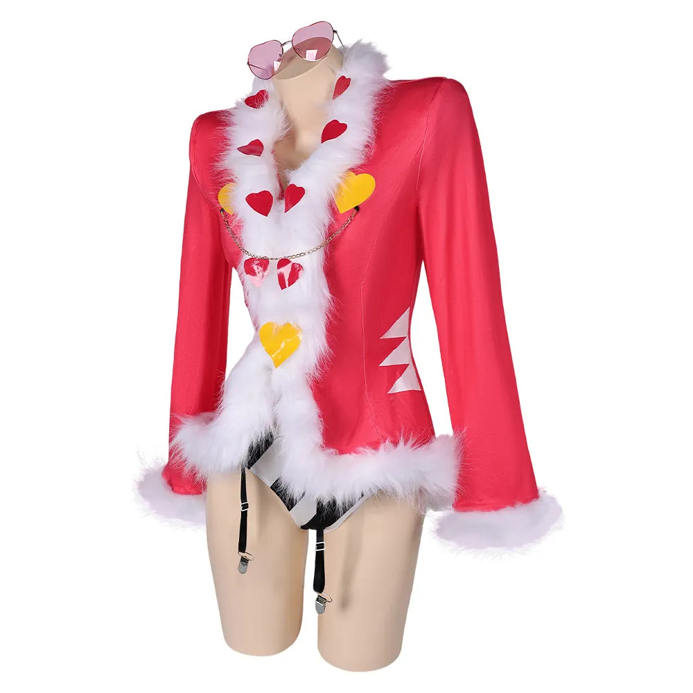 Cosplay Costume Outfits Halloween Carnival Suit Hazbin Hotel Valentino Lingerie for Women