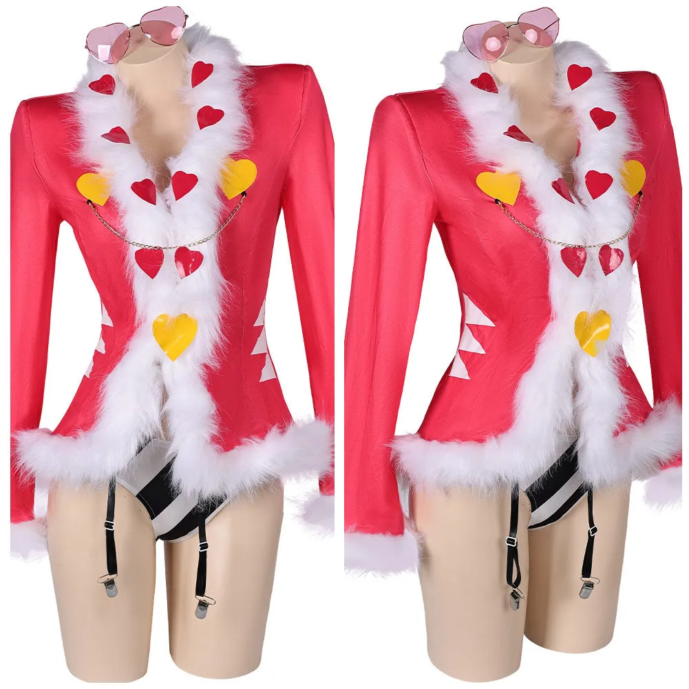 Cosplay Costume Outfits Halloween Carnival Suit Hazbin Hotel Valentino Lingerie for Women