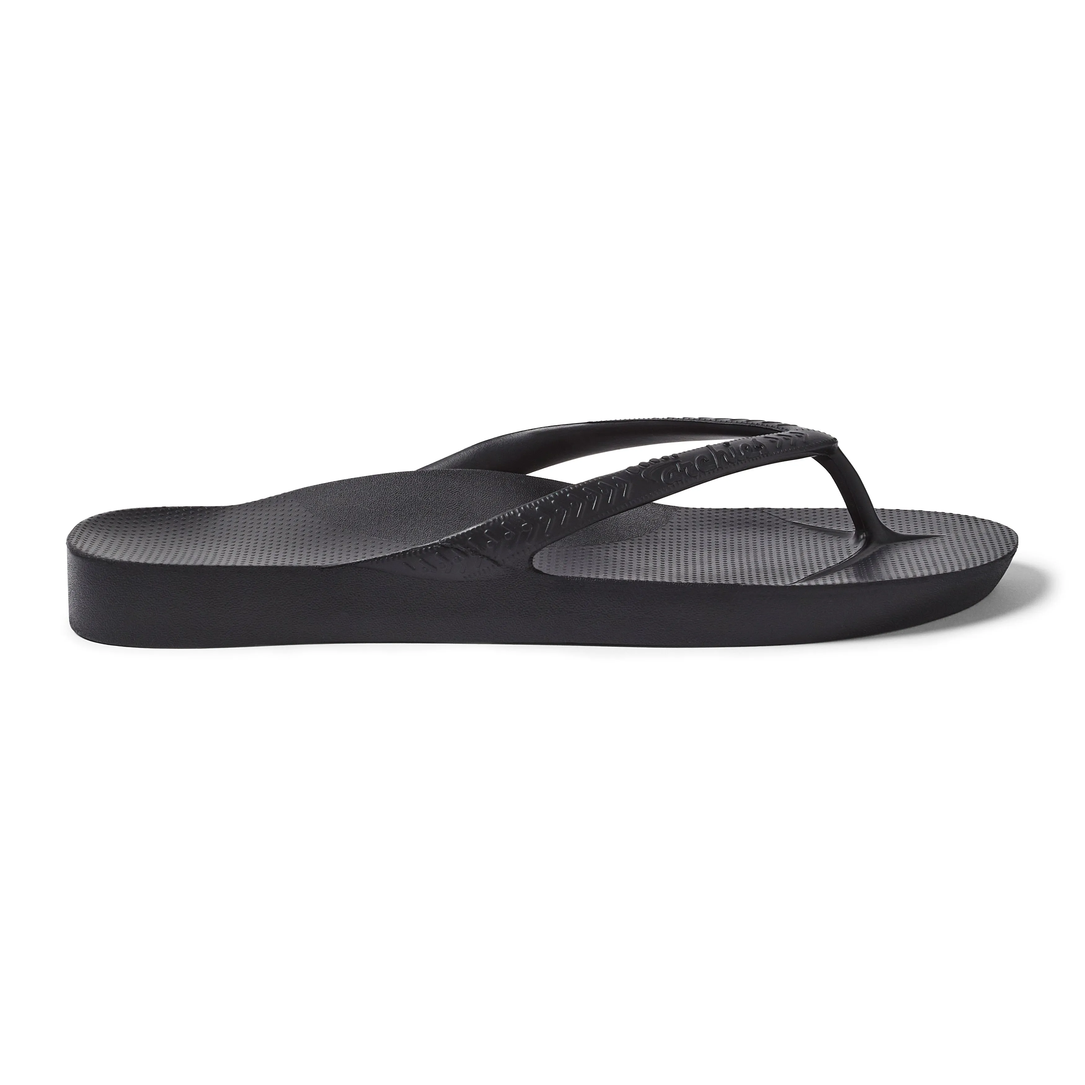 Arch Support Flip Flops - Classic - Black