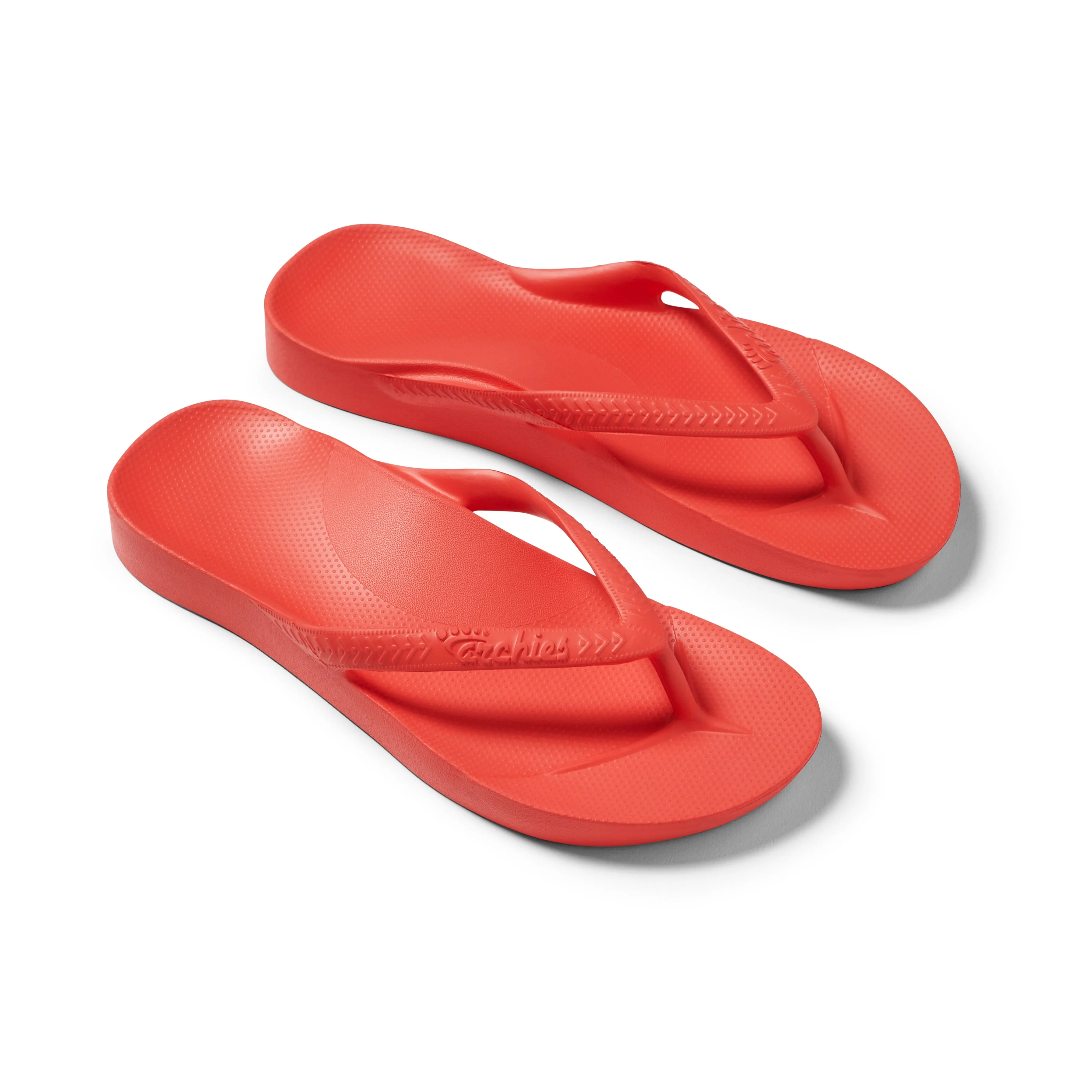 Arch Support Flip Flops - Classic - Coral