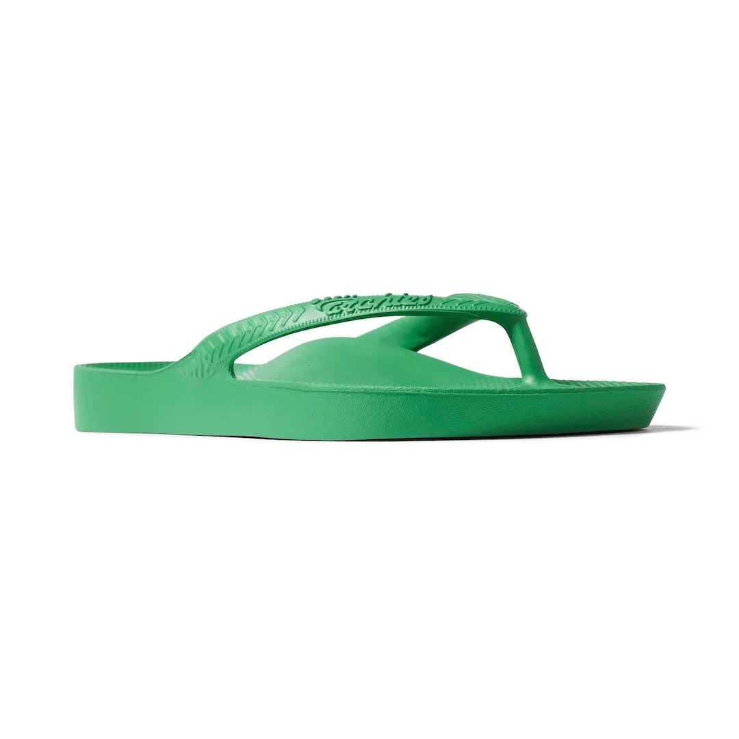 Arch Support Flip Flops - Classic - Kelly Green