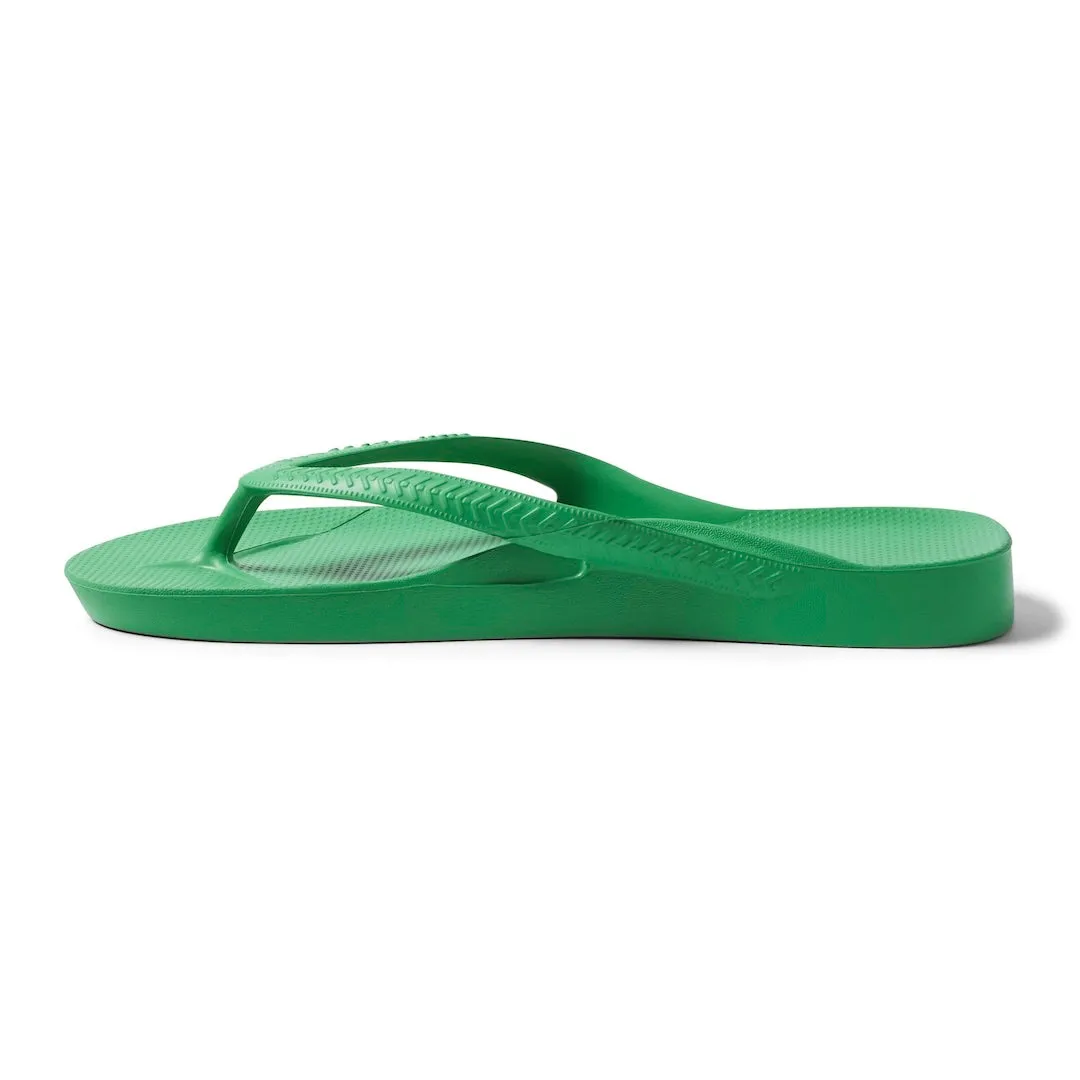 Arch Support Flip Flops - Classic - Kelly Green