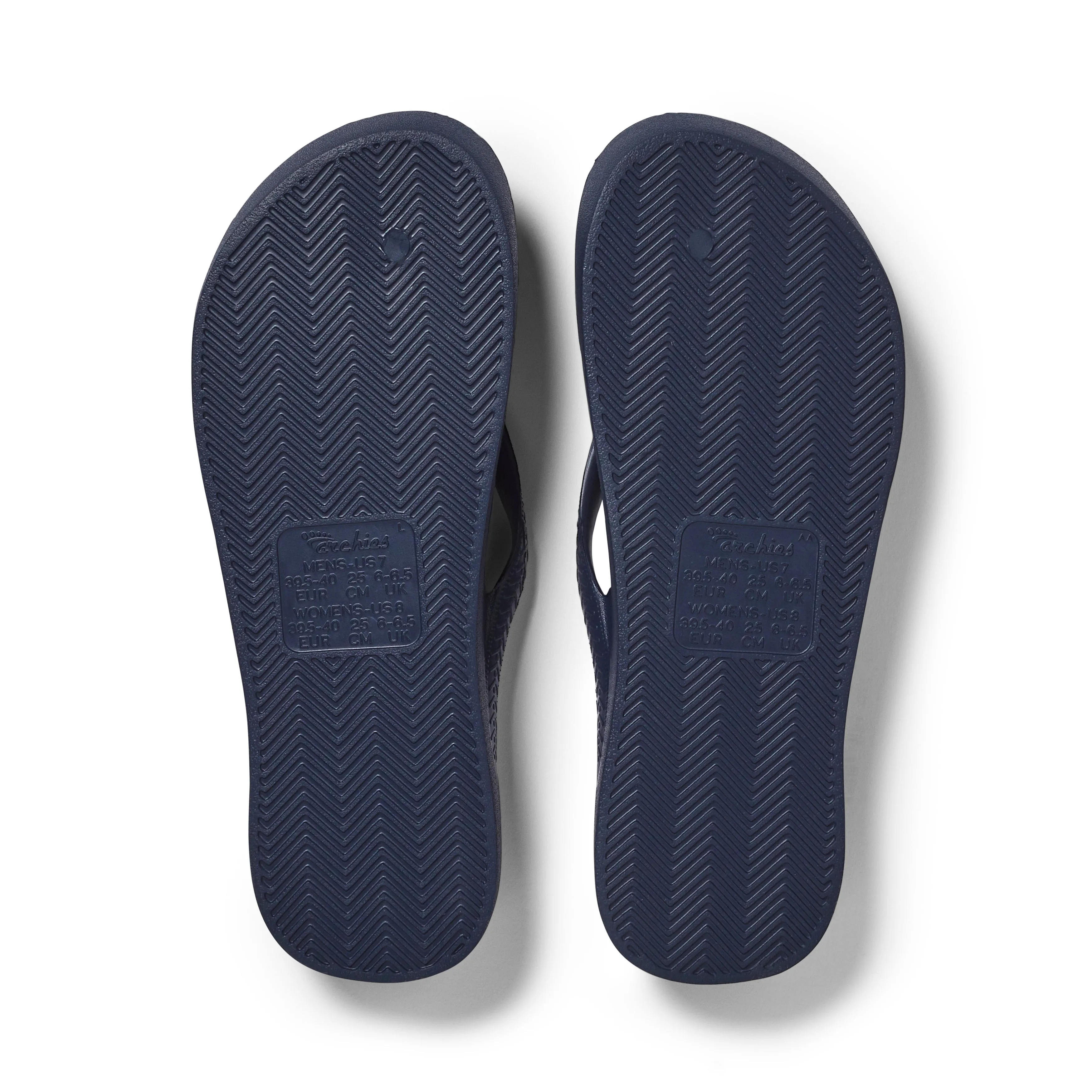 Arch Support Flip Flops - Classic - Navy