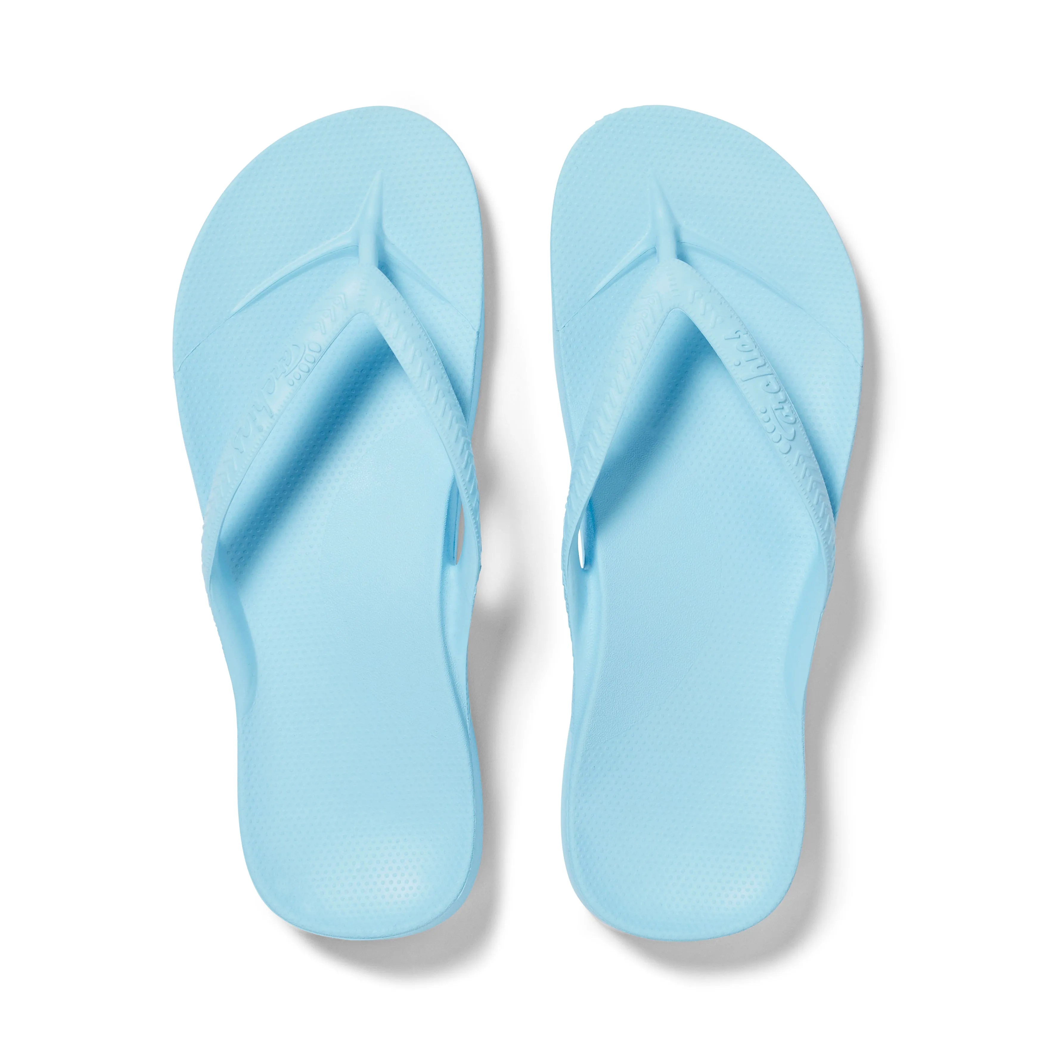 Arch Support Flip Flops - Classic - Sky Blue