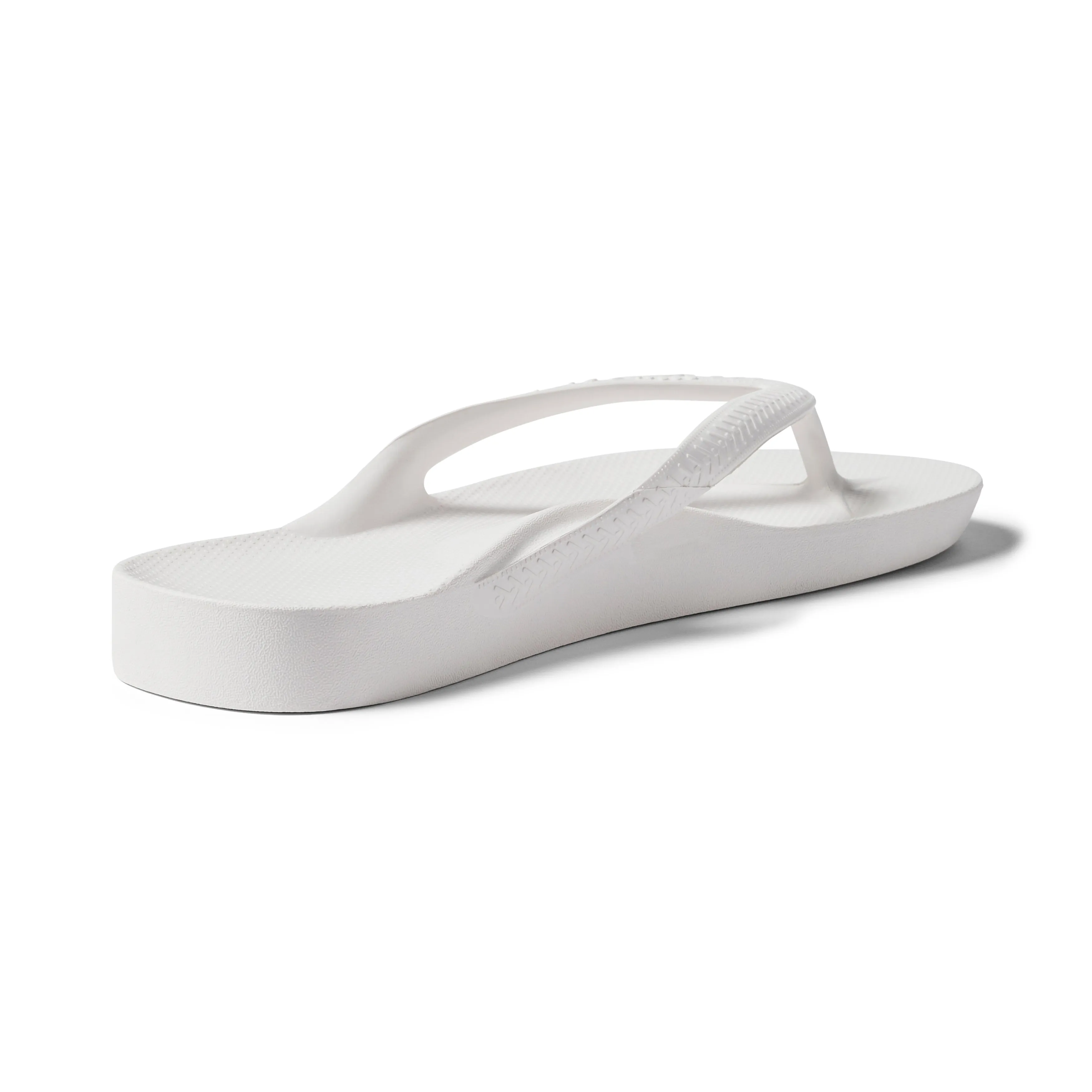 Arch Support Flip Flops - Classic - White