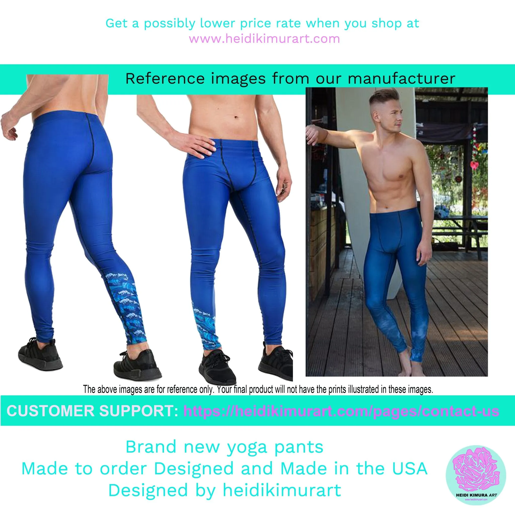 Baby Pink Nude Meggings, Solid Pink Color Premium Quality Best Designer Men's Leggings - Made in USA/EU/MX