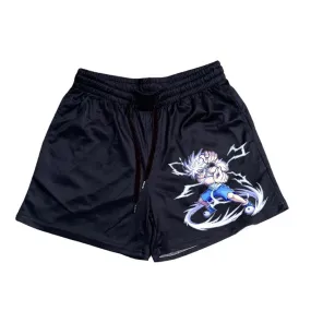 Best Hunter X Hunter KIllua Power 3D Printed Casual Gym Shorts High Quality