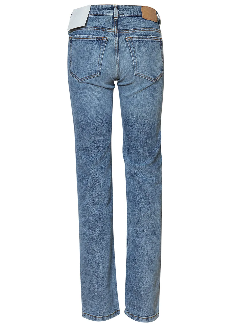 EW009 Eiffel Vintage 97 Low-Rise Jeans - Classic Distressed Denim for a Retro Look