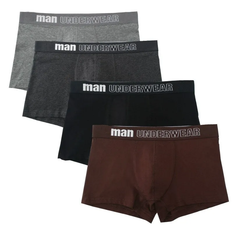 Mens Underwear Boxers Cotton Boxershorts Loose Men Brand Underpants