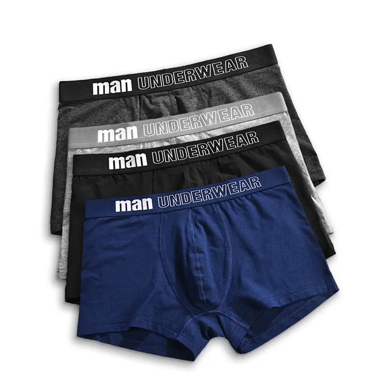 Mens Underwear Boxers Cotton Boxershorts Loose Men Brand Underpants