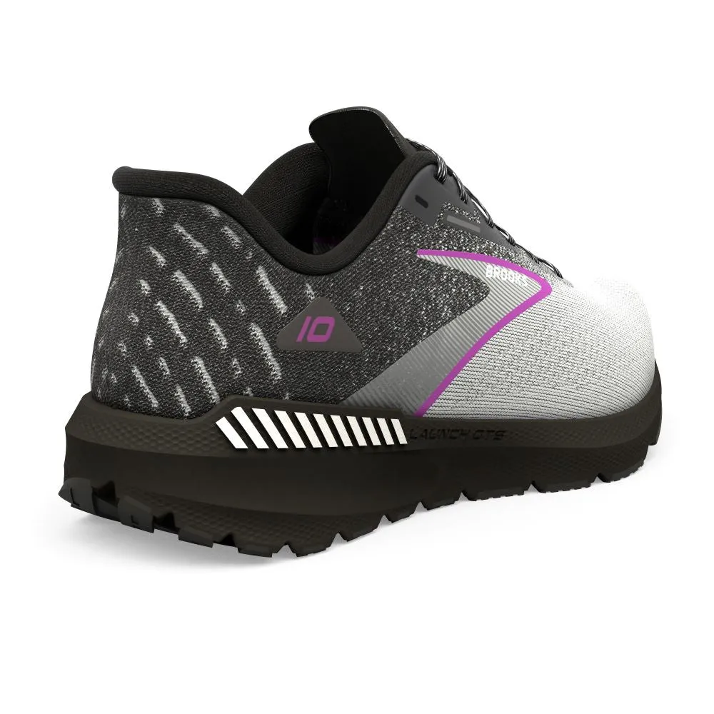 'Brook' Women's Launch GTS 10 - Black / White / Violet