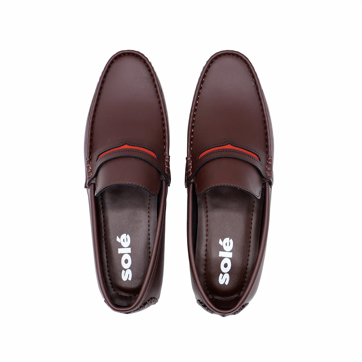 Brown Casual Slip On  165124