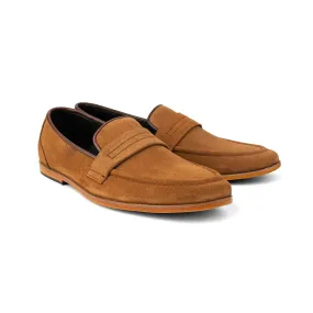 Brown Suede Leather Executive Shoes