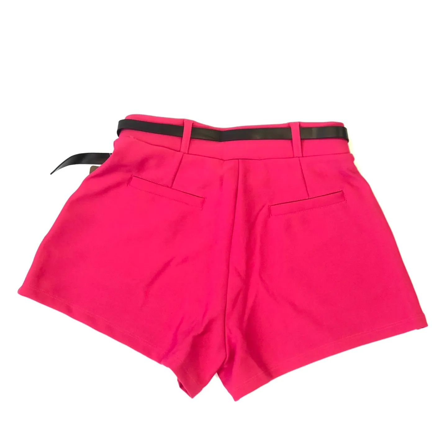 Women Belt High Rise Shorts