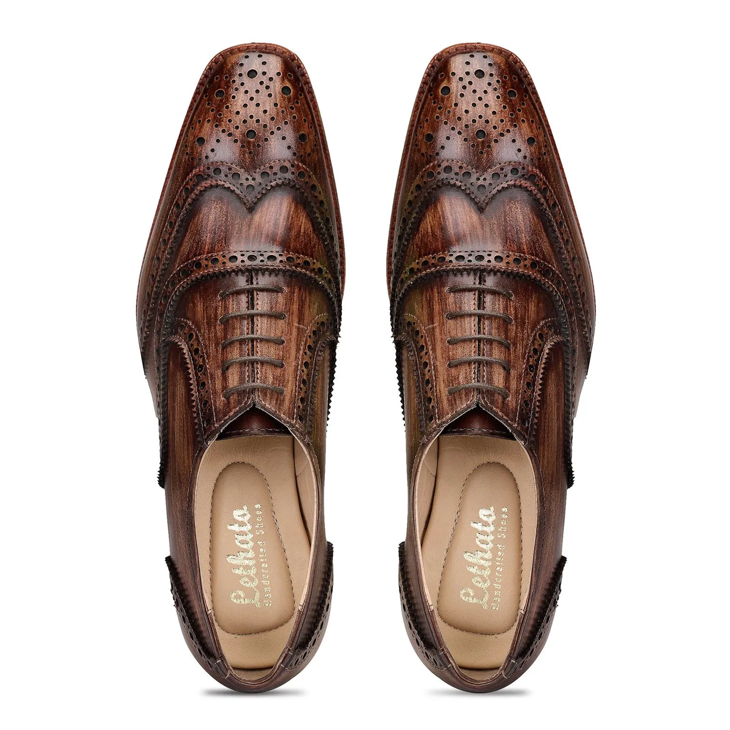 Wingtip Brogue Oxford - Wooden