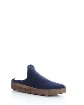 COME023ASP 077 NAVY Slip-on Mules