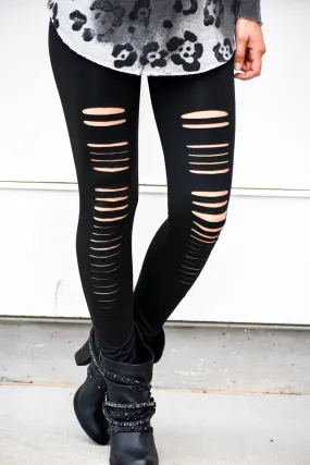 Crossroads Black Ripped Leggings