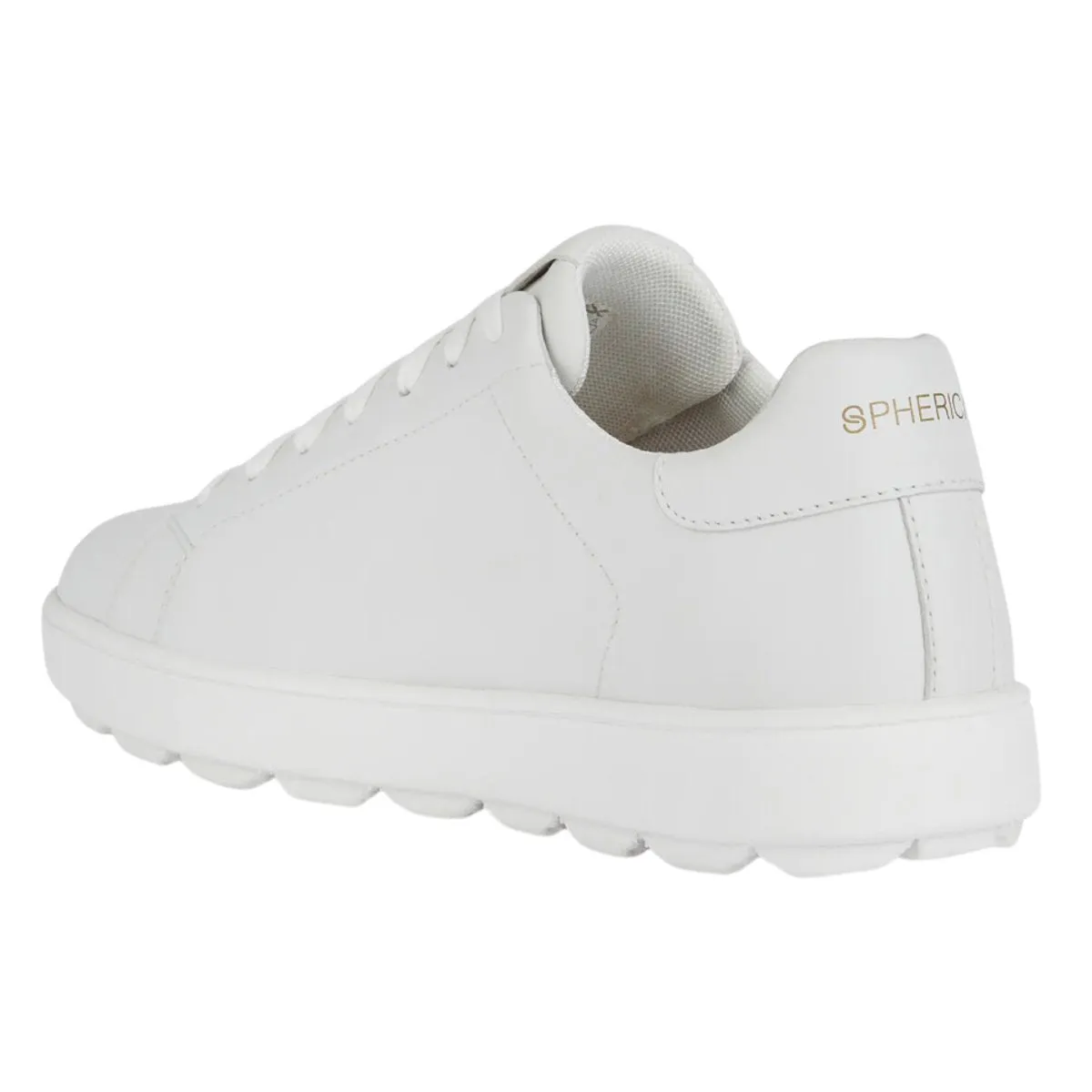 Geox Men's Spherica Ecub-1 White Leather