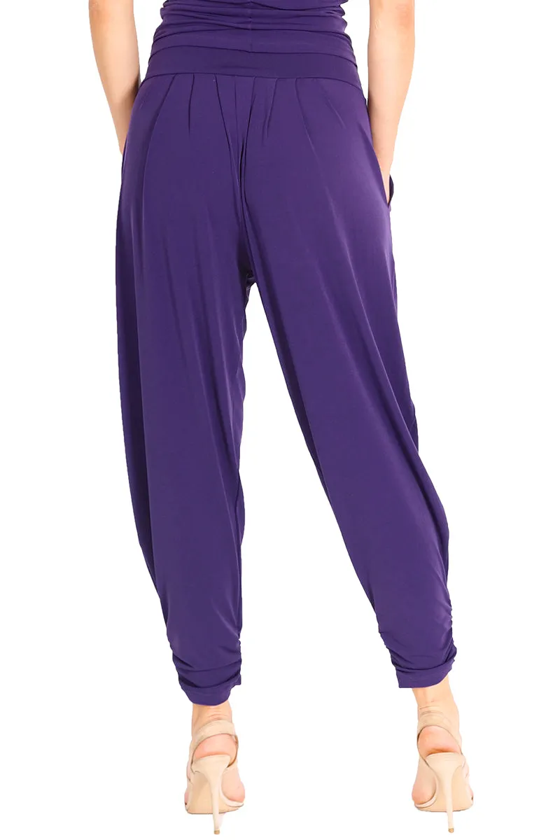 Harem Style Tango Pants with Pleated Front