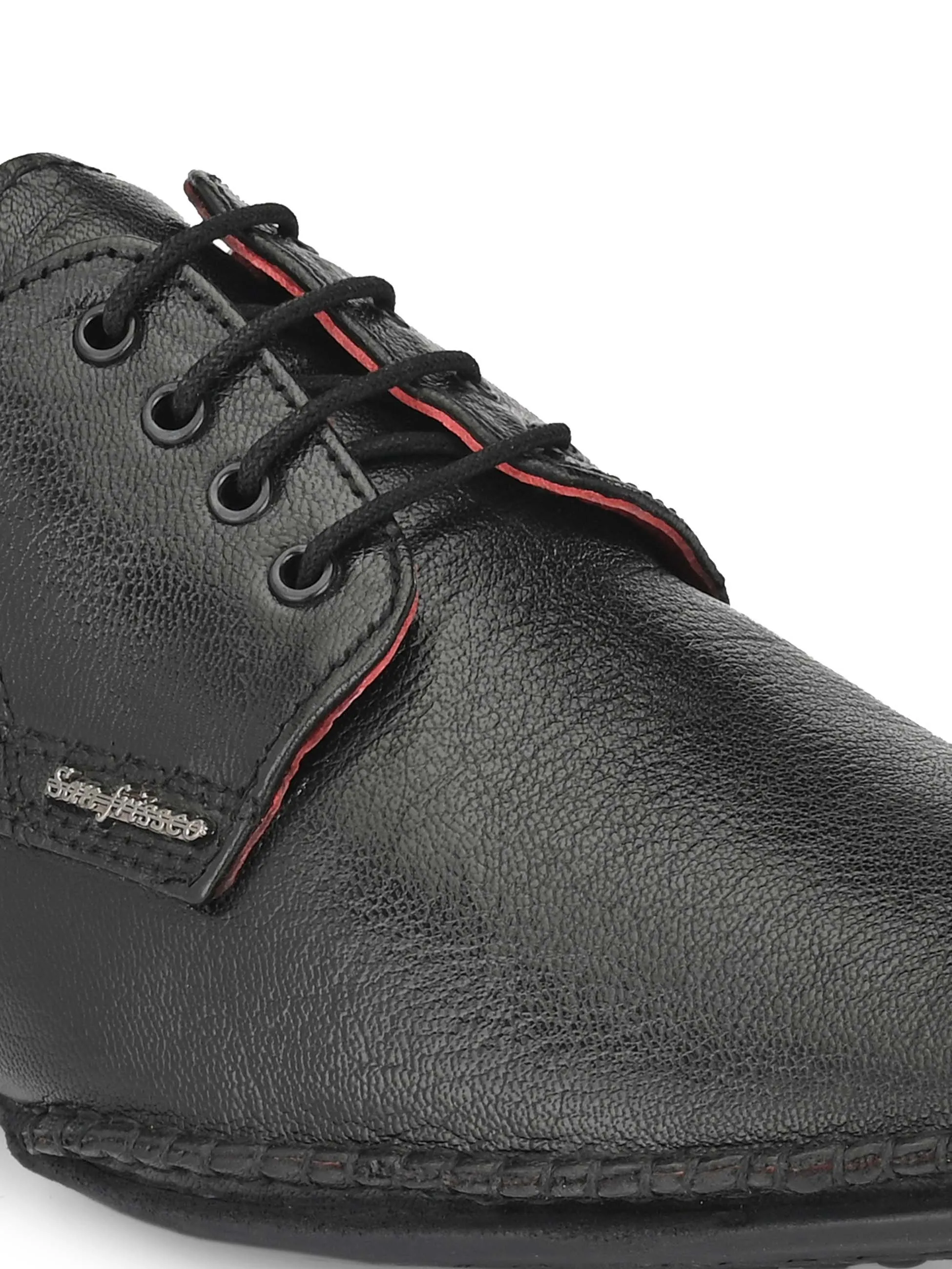 Black Flex Derby Shoes