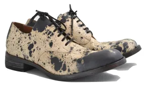 Derby Shoe / Dalmation calf