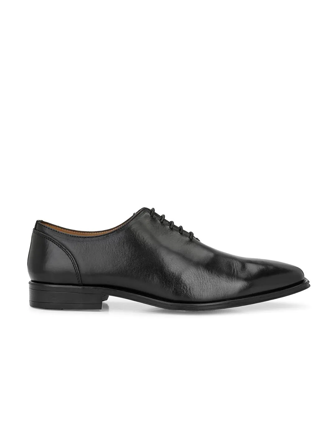 Genuine Leather Black Lace Up Formal Shoe