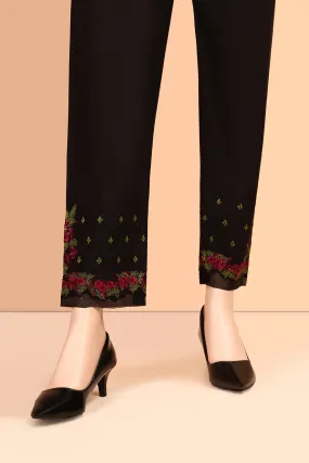 Embroidered Cotton Pants