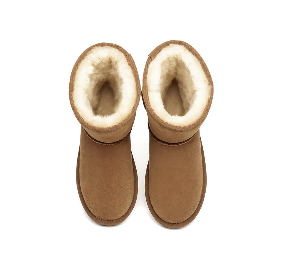 EVERAU Short Classic Sheepskin Boots