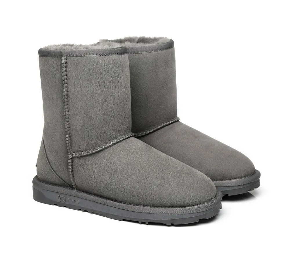 EVERAU Short Classic Sheepskin Boots