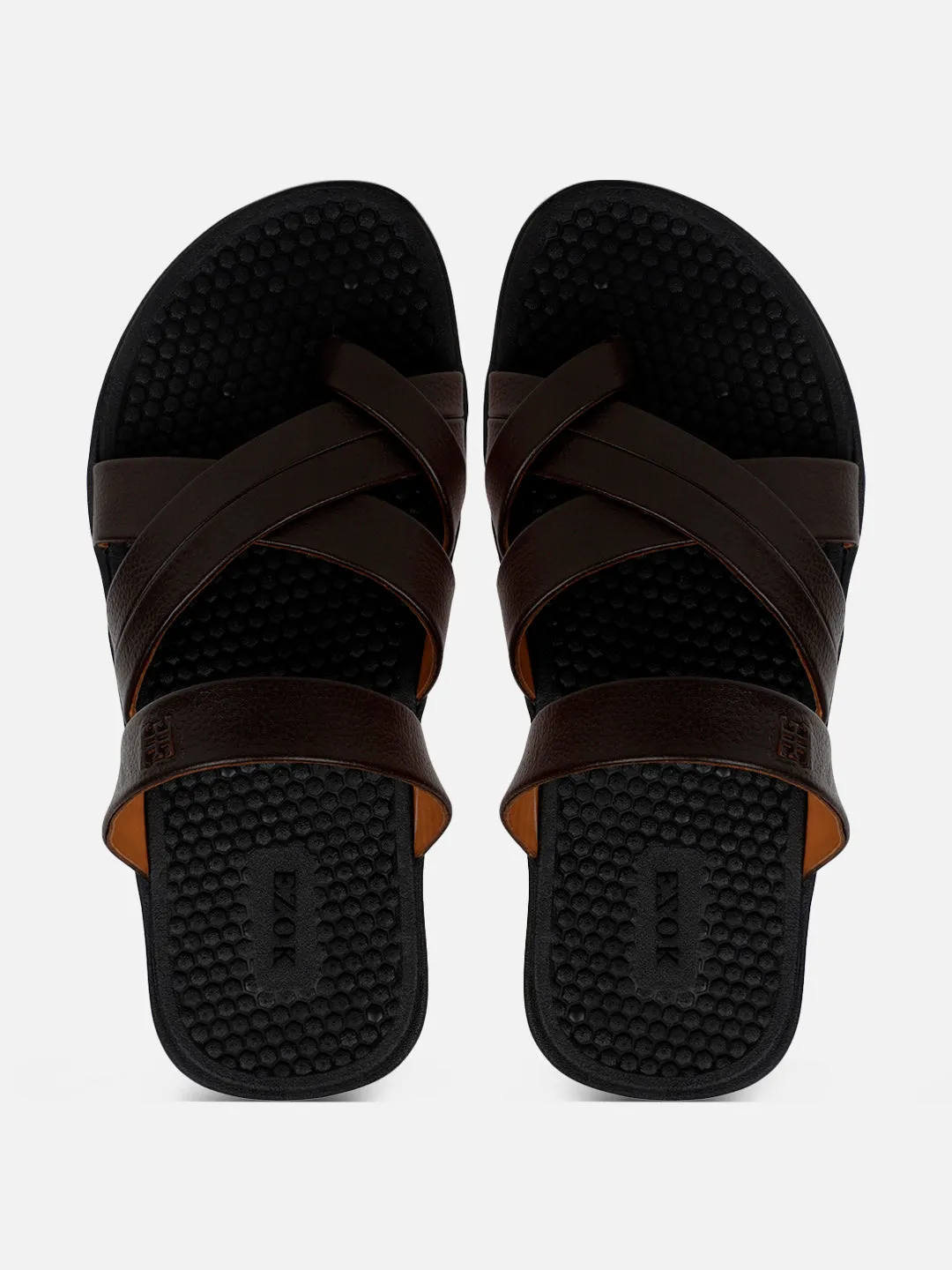 Leather sandal for men (Brown)