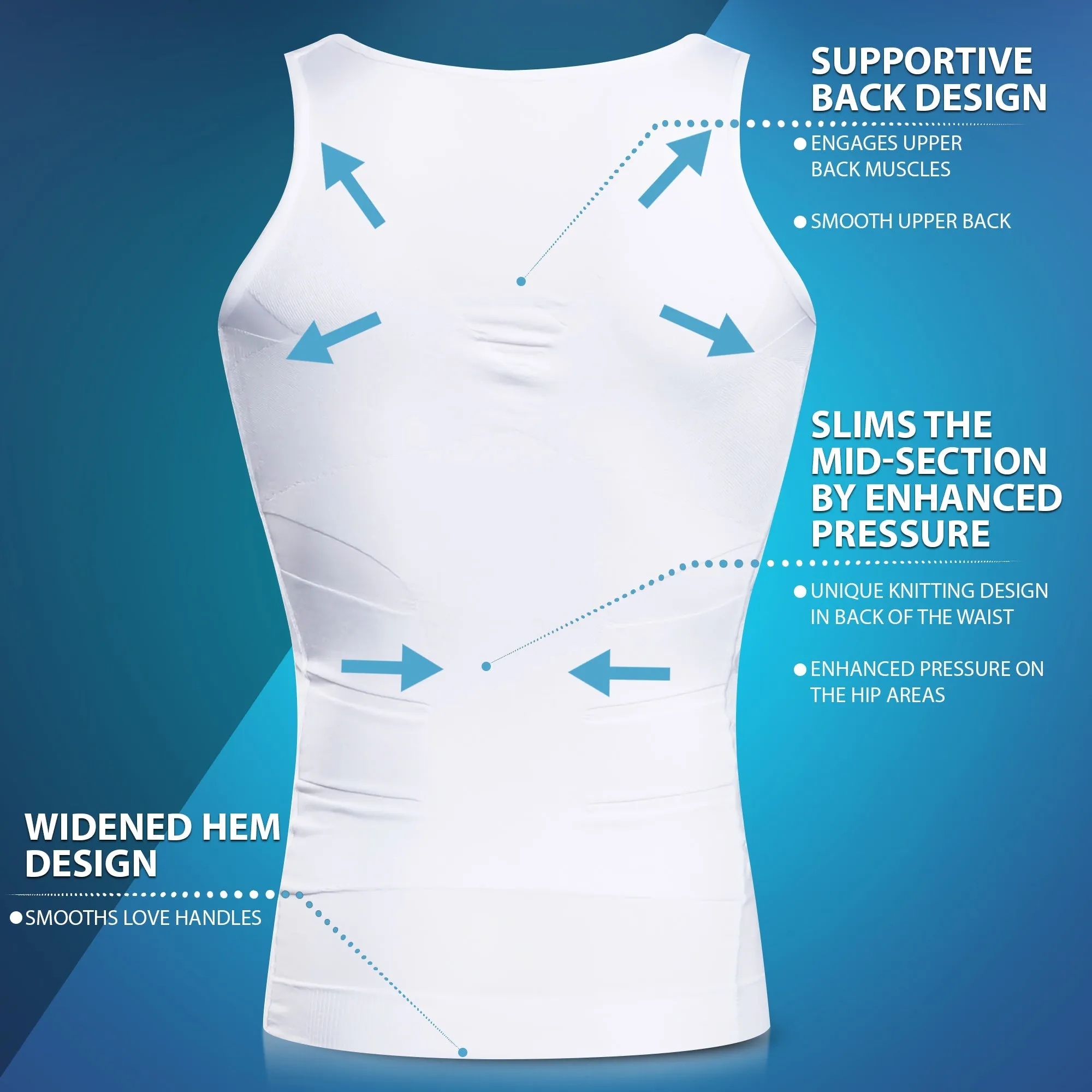 Slimming Body Shaper Under Shirt.