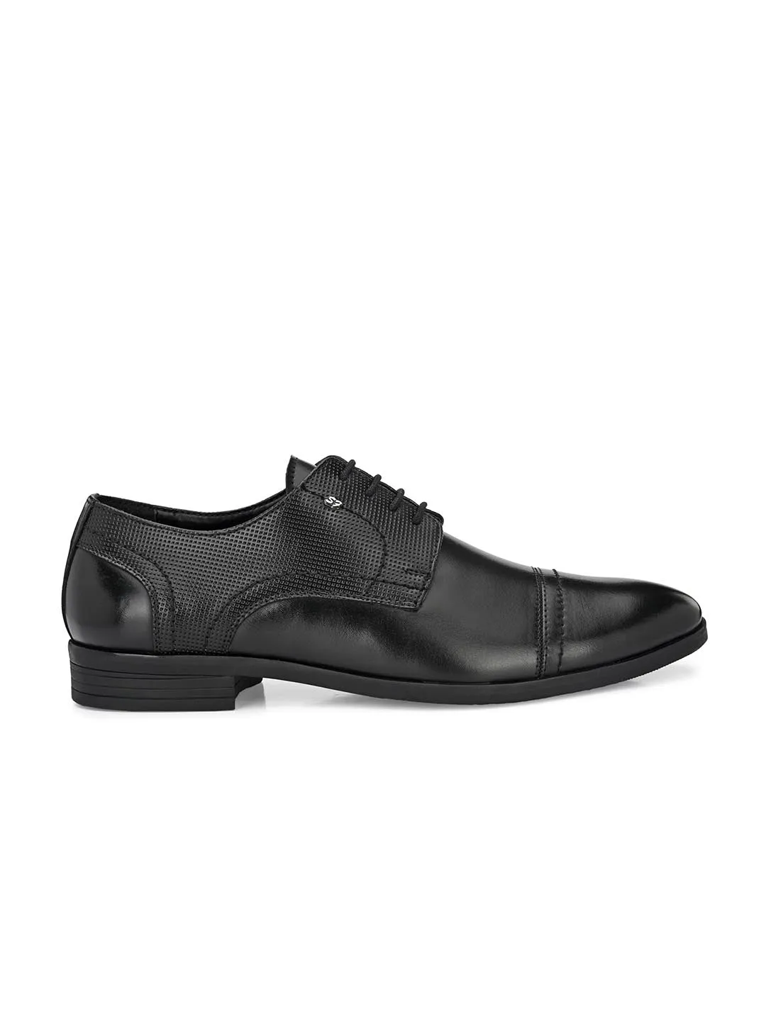 Delco Black Derby Shoes