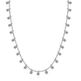 Full Star Moissanite Necklace for Women