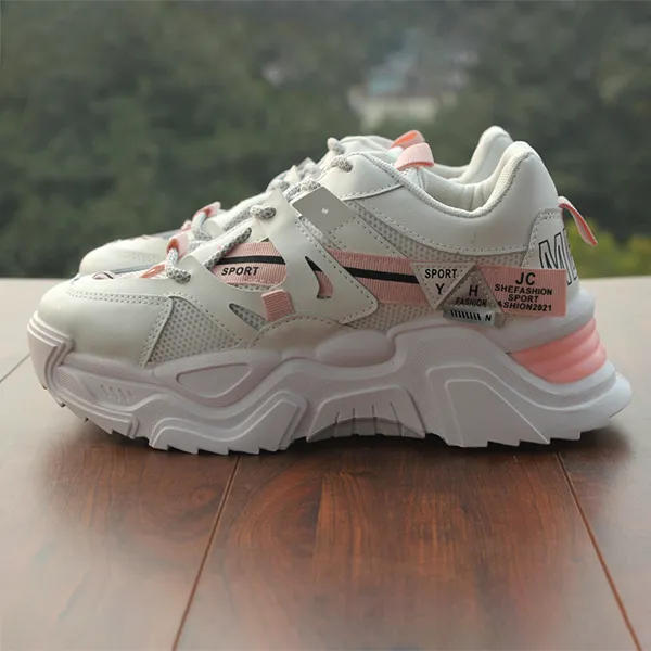 White & Pink Jogger for women