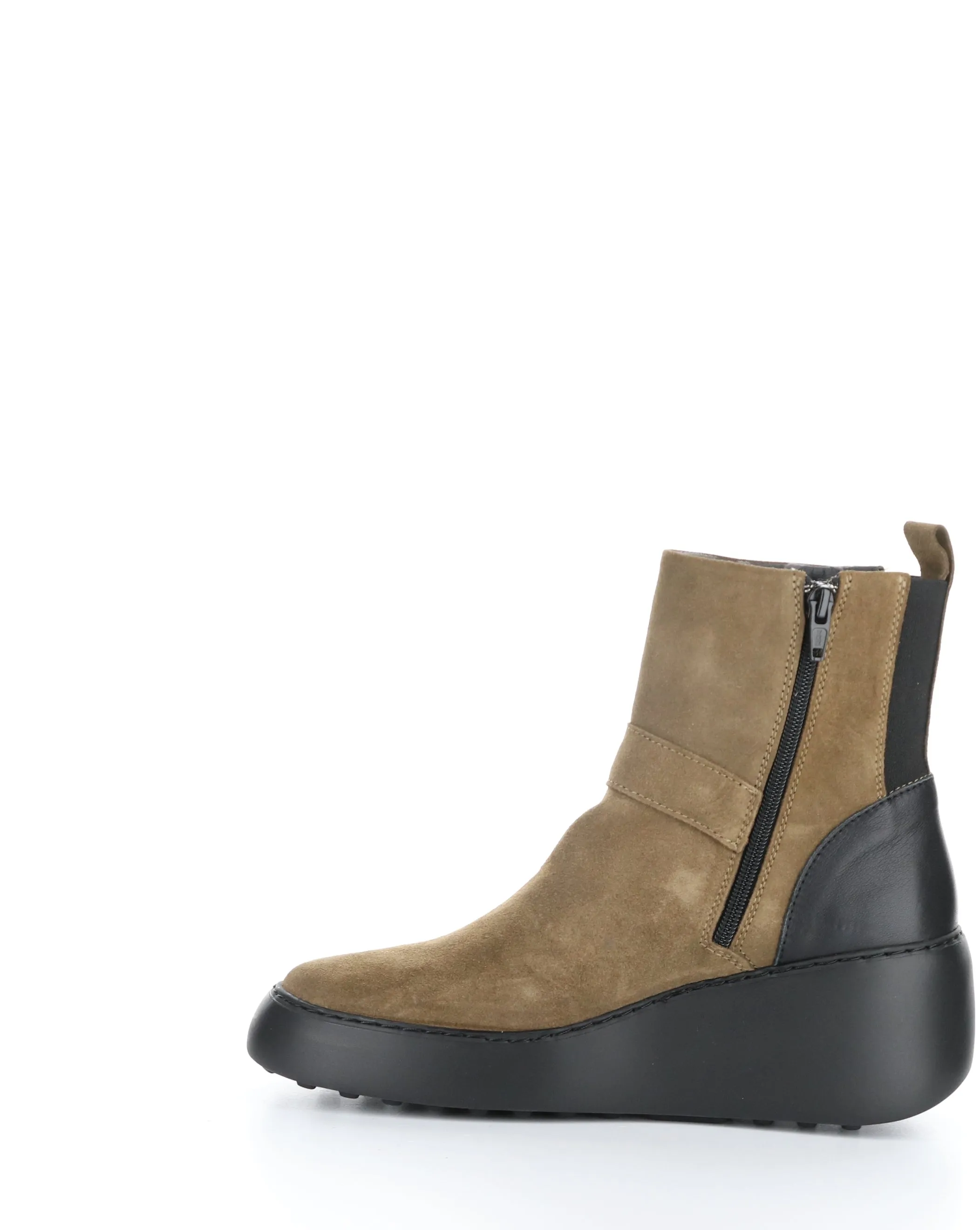 DOXE604FLY 002 TAUPE/BLACK Elasticated Boots