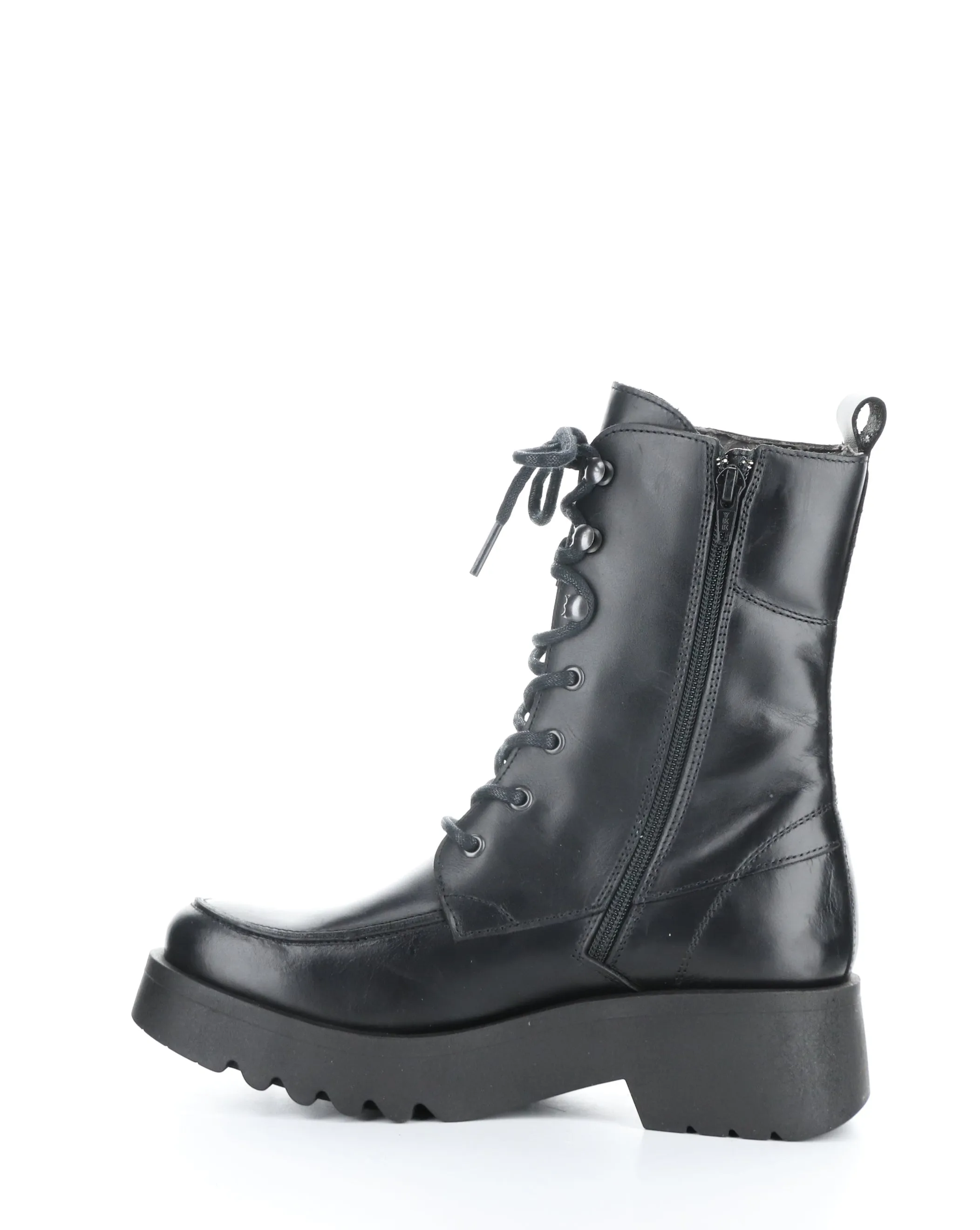 MORI990FLY 000 BLACK Lace-up Boots