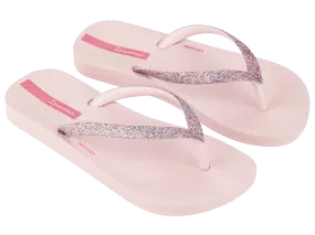 Ipanema Kid's Ana Sparkle Flip Flop - Light Pink / Glitter Pink