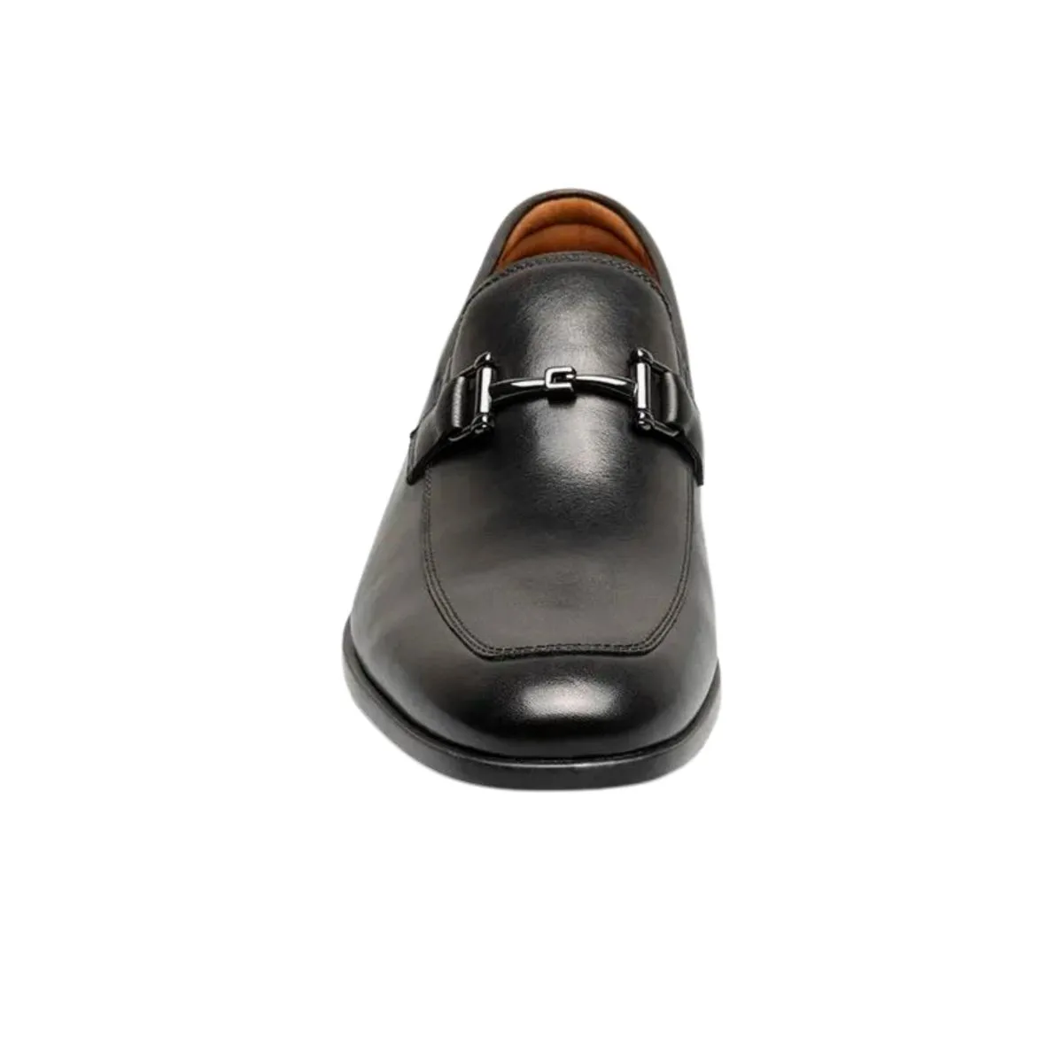 Florsheim Men's Zaffiro Moc Toe Bit Black Leather GG