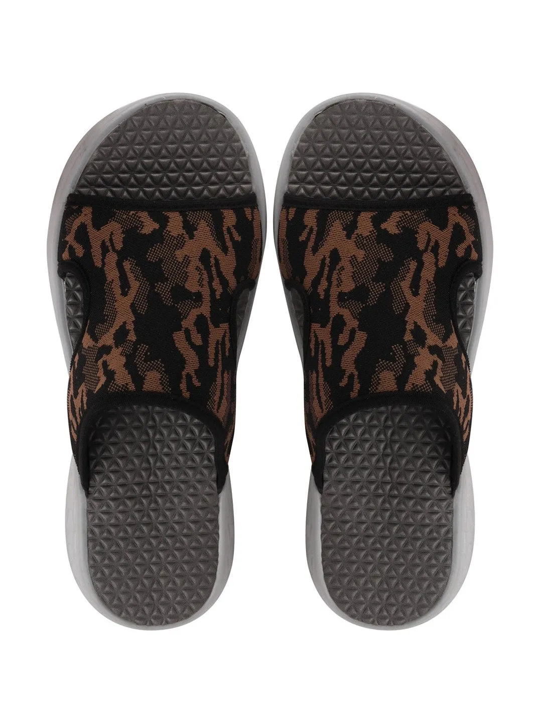 Men Army Casual Slip-On Army Print Slider Flip-Flops